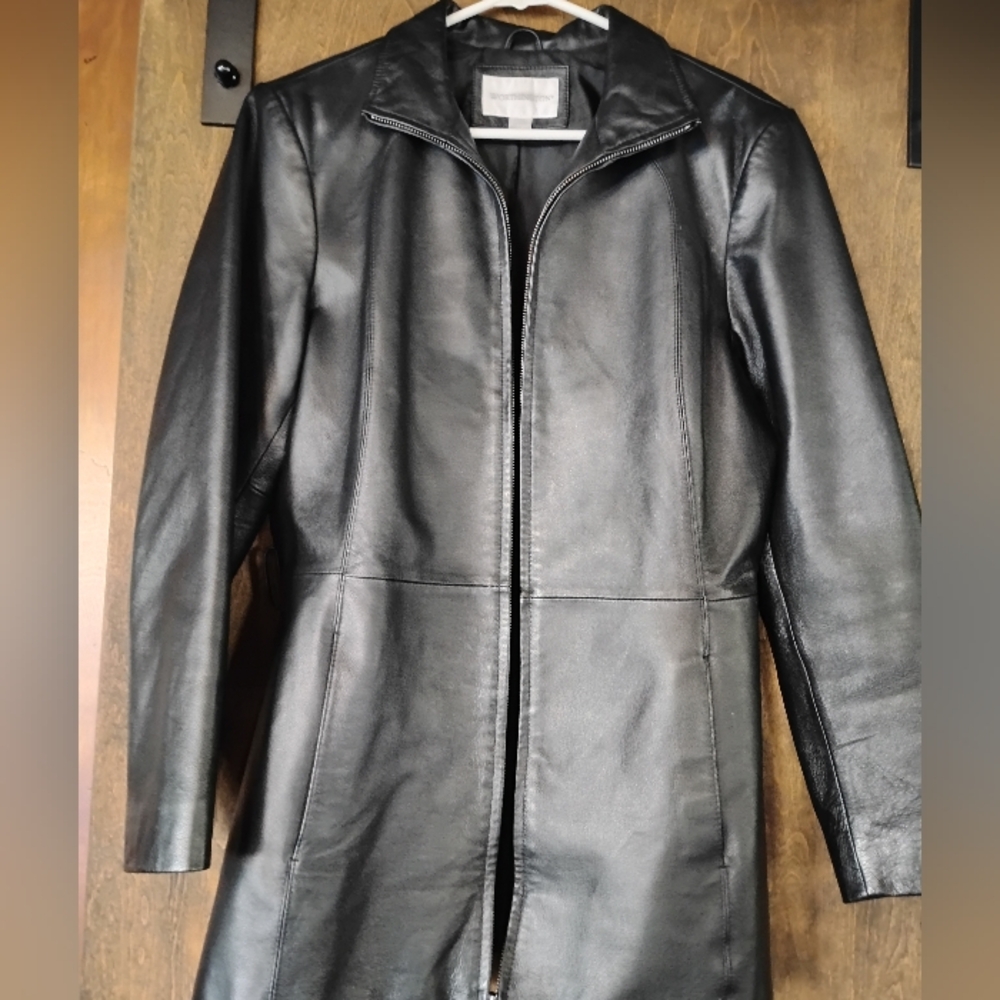 Worthington mens leather coat size medium